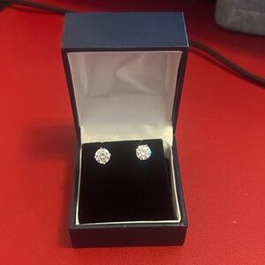 Elegant Silver Stud Earrings